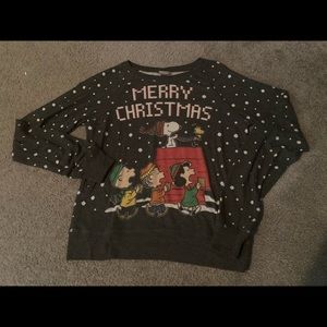 Vintage Charlie Brown & The Gang Christmas Shirt